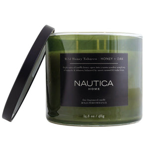 Nautica Wild Honey Tobacco Candle 14.5 oz