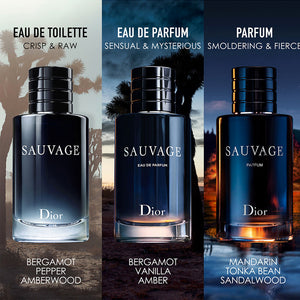 Sauvage 3.4 oz Parfum for men