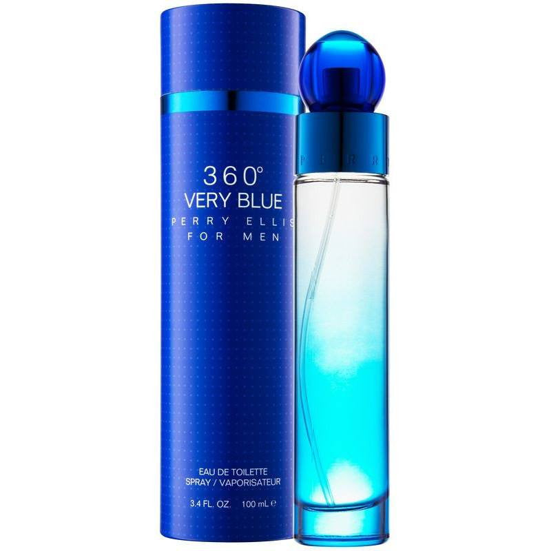 MENS FRAGRANCES - 360 Very Blue 3.4 Oz EDT For Men