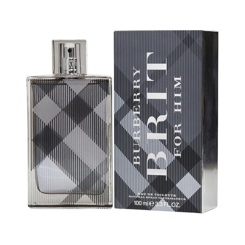 MENS FRAGRANCES - Burberry Brit 3.4 Oz EDT For Men